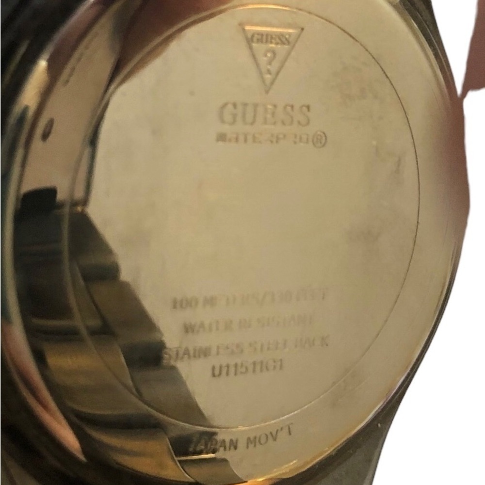 GUESS Waterpro U11511G1 Black Tone Quartz Analog Men's Divers 100 Meter Watch - Picture 7 of 10